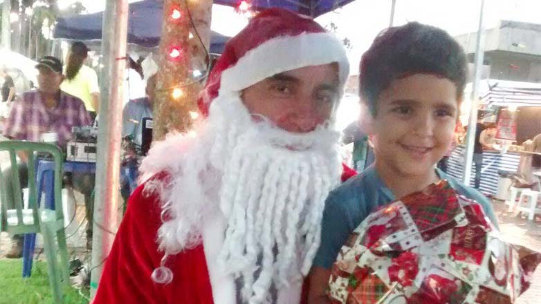  as crianças contarão com a presença do Papai Noel