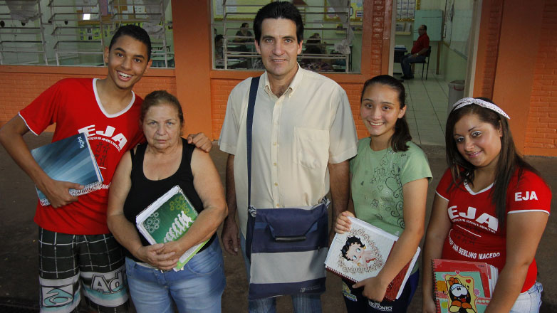 Alunos participantes do EJA