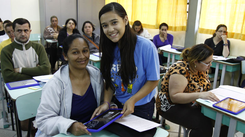 Alunos participantes do EJA