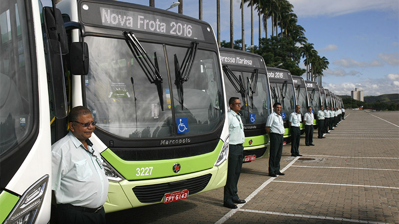 Os novos ônibus