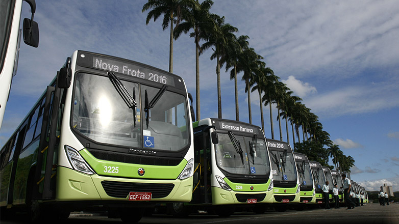 Os novos ônibus