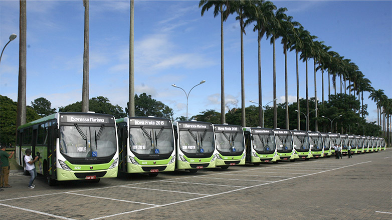 Os novos ônibus