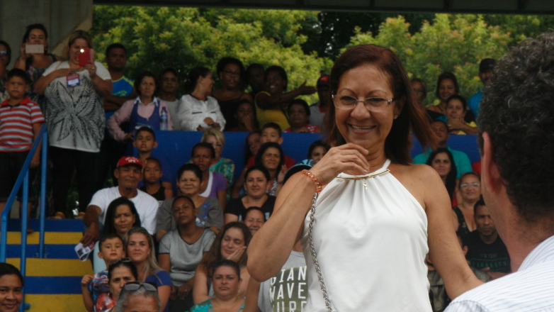 sorteio de moradias no Martins Pereira