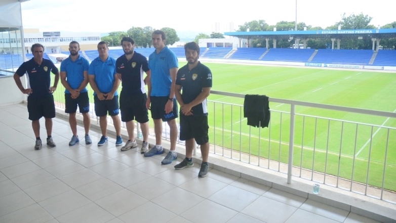 As delegações concederam entrevista coletiva no estádio Martins Pereira e afirmaram que é grande a expectativa para o duelo