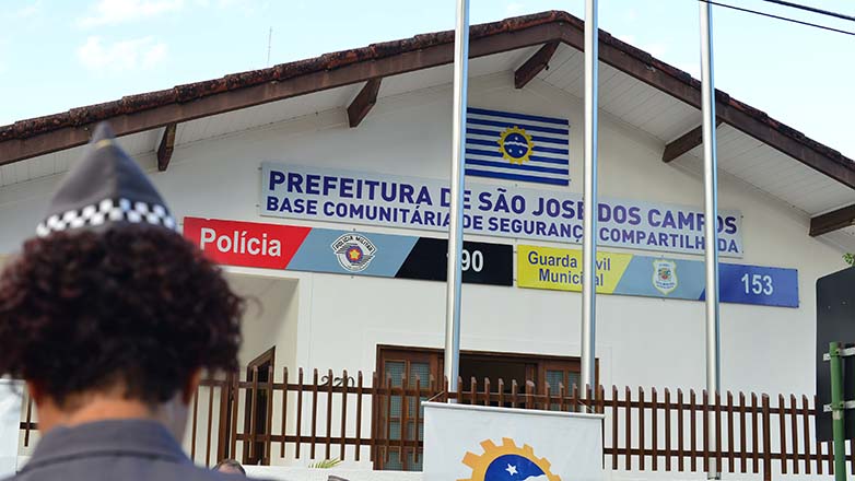 Evento de inauguração da base compartilhada de segurança de São Francisco Xavier