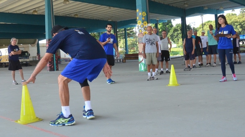 Um grupo de 25 jogadores concluiu os testes físicos no Centro de Medidas e Avaliação Física do Centro da Juventude, na região sul. 