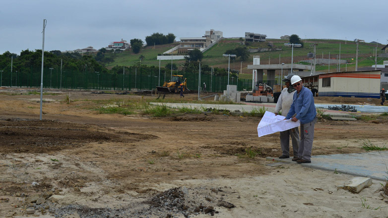 O parque Ribeirão Vermelho, na Urbanova, futura área de lazer e esportiva, está com diversas estruturas em fase final de conclusão