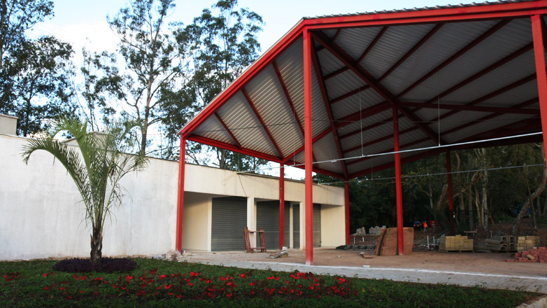 O Parque Alberto Simões está sendo instalado na área remanescente da antiga Fazenda Boa Vista, no Altos de Santana