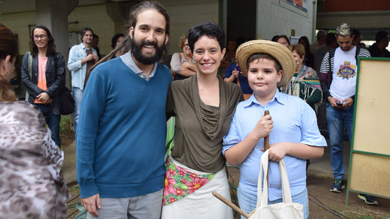 Apresentações na festa de aniversário do Cephas
