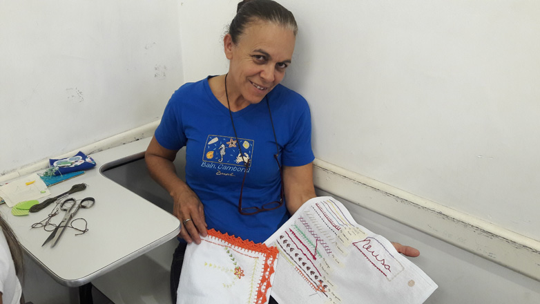 Oficina curso de bordados