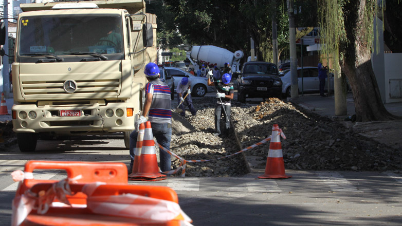 Prefeitura avança obra do Novo Centro na Avenida Nove de Julho