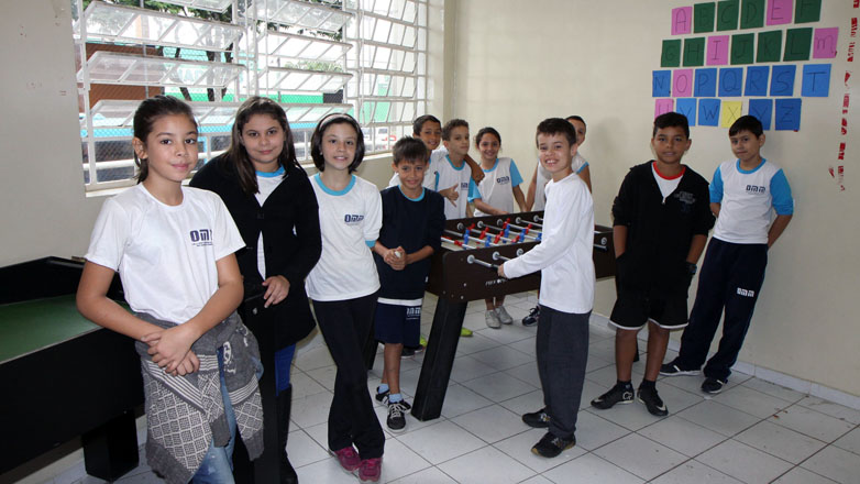 Alunos da Escola Municipal Otacília Madureira 