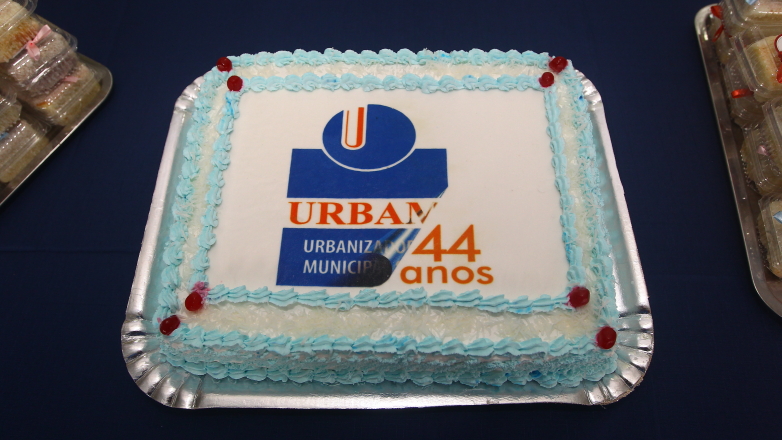 A Urbam homenageou funcionários que completaram 25, 30, 35 e 40 anos de trabalho e que fizeram parte da história dos 44 anos da fundação