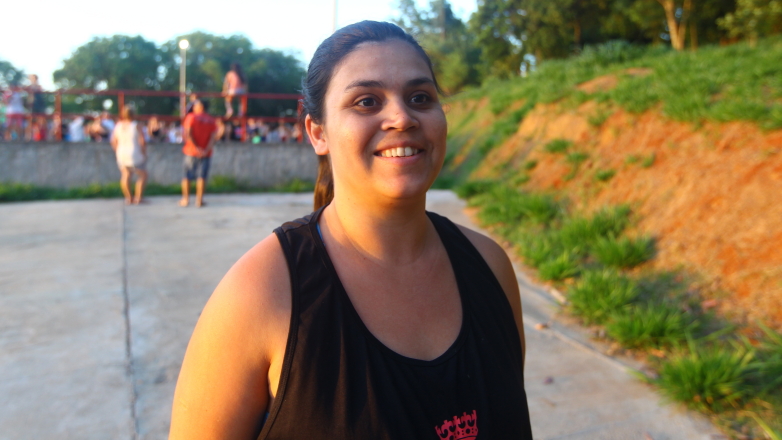 Comandados pela professora Giselle Rodrigues, os alunos chegaram cedo ao parque no bairro Altos de Santana e o espaço ficou pequeno